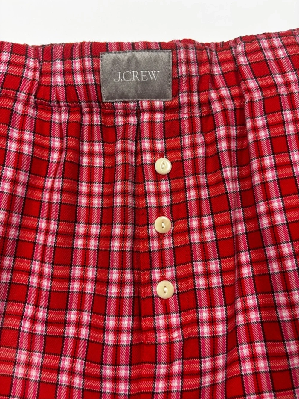 J.Crew Lady’s‎ Red Plaid Lounge Pants - Classic Comfort